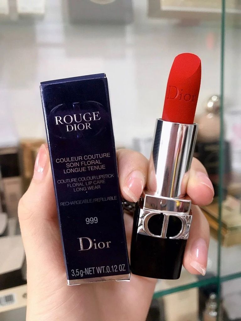 Son Thỏi Dior Rouge #999 Velvet ( Ko Tđ)