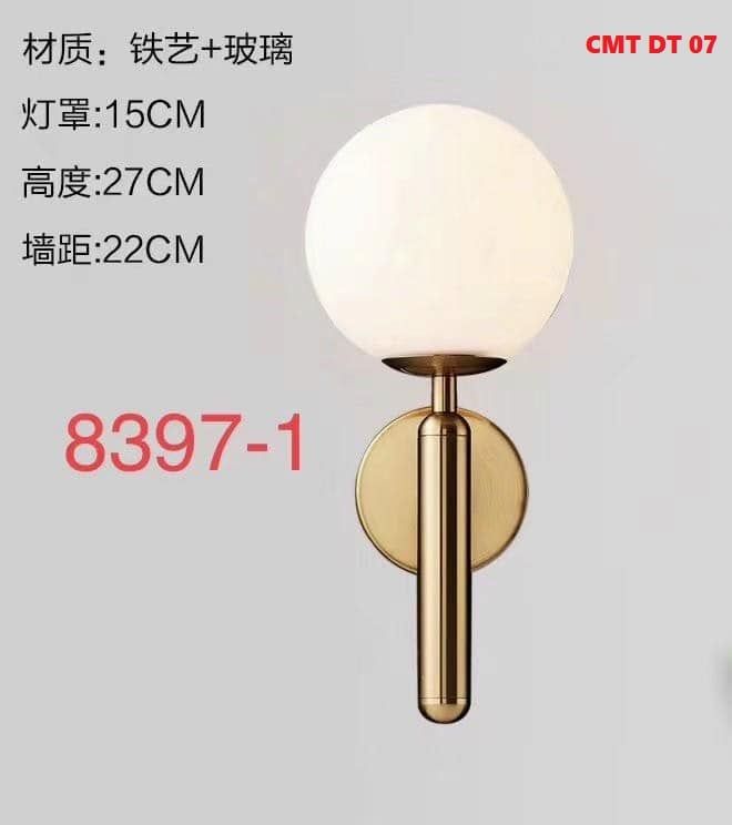 Đèn tường phòng ngủ, phòng khách hiện đạ CMT DT 07