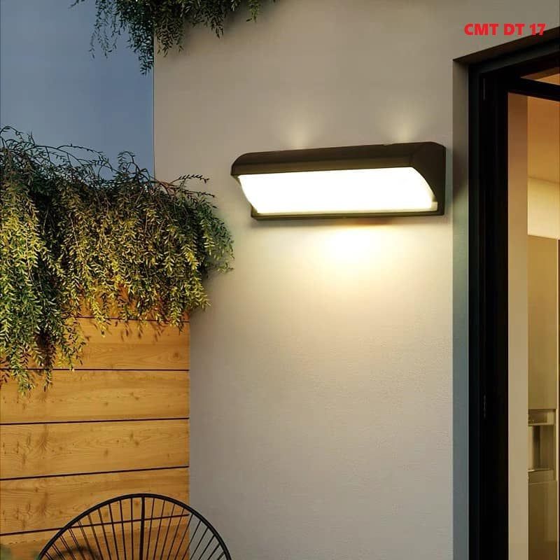 Đèn LED Tường ngoài trời Chống Thấm Nước CMT DT 17