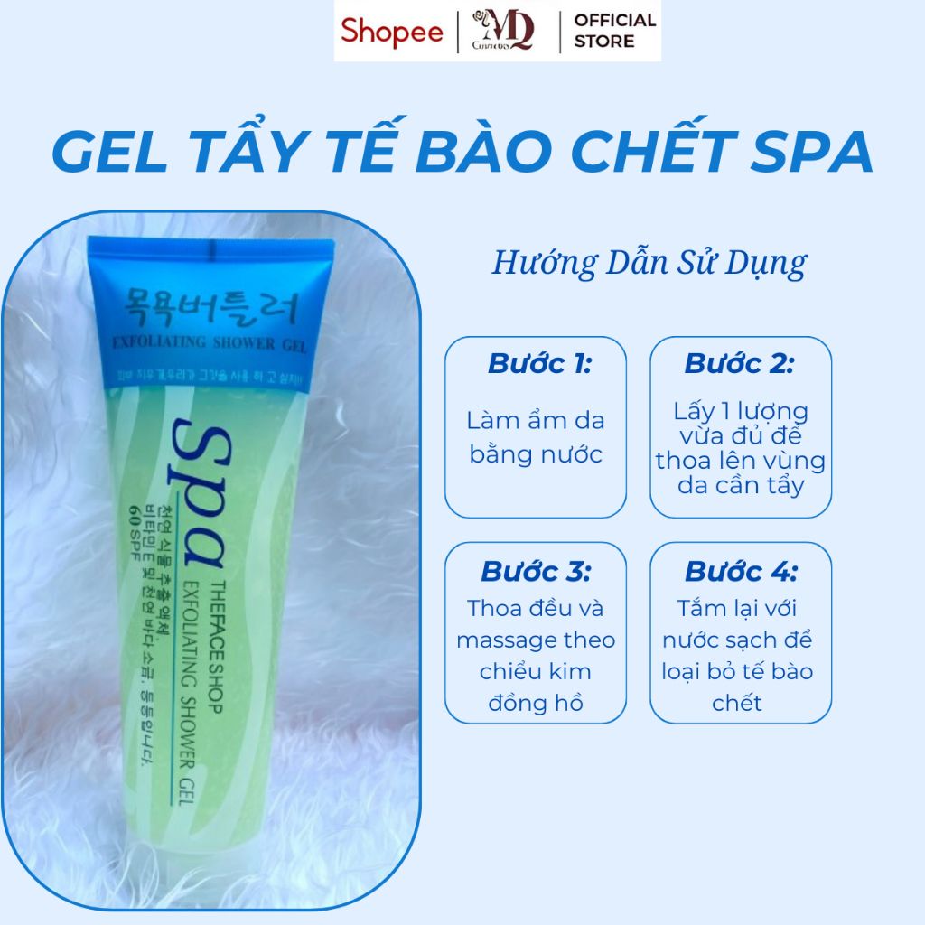 Gel Tẩy Tế Bào Chết Toàn Thân SPA Hàn Quốc 350ml