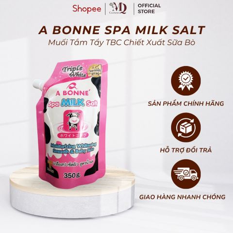 Muối Tắm Tẩy Tế Bào Chết Chiết Xuất Sữa Bò ABonne’ Spa Milk Salt 350g