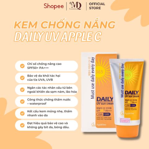 Kem Chống Nắng AppleC Daily UV Sun Cream SPF50+ PA++++ 70ml