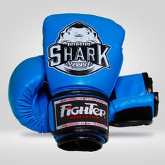 Găng Boxing Fighter Shark Cao Cấp - Màu Xanh