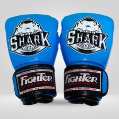 Găng Boxing Fighter Shark Cao Cấp - Màu Xanh