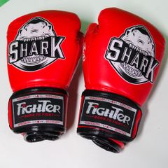 Găng Boxing Fighter Shark Cao Cấp - Màu Đỏ