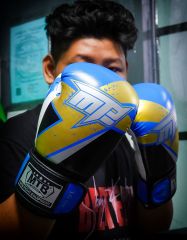 Găng tay đấm bốc Boxing MTB - Xanh, Đỏ, Trắng, Vàng, Hồng