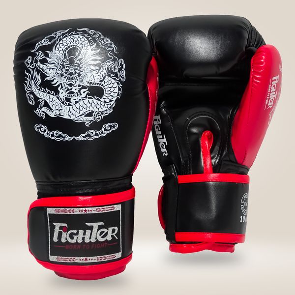 Găng Boxing Fighter Dragon Cao Cấp - Red
