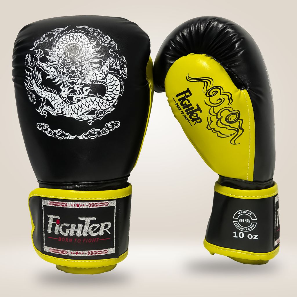 Găng Boxing Fighter Dragon Cao Cấp - GBFD01