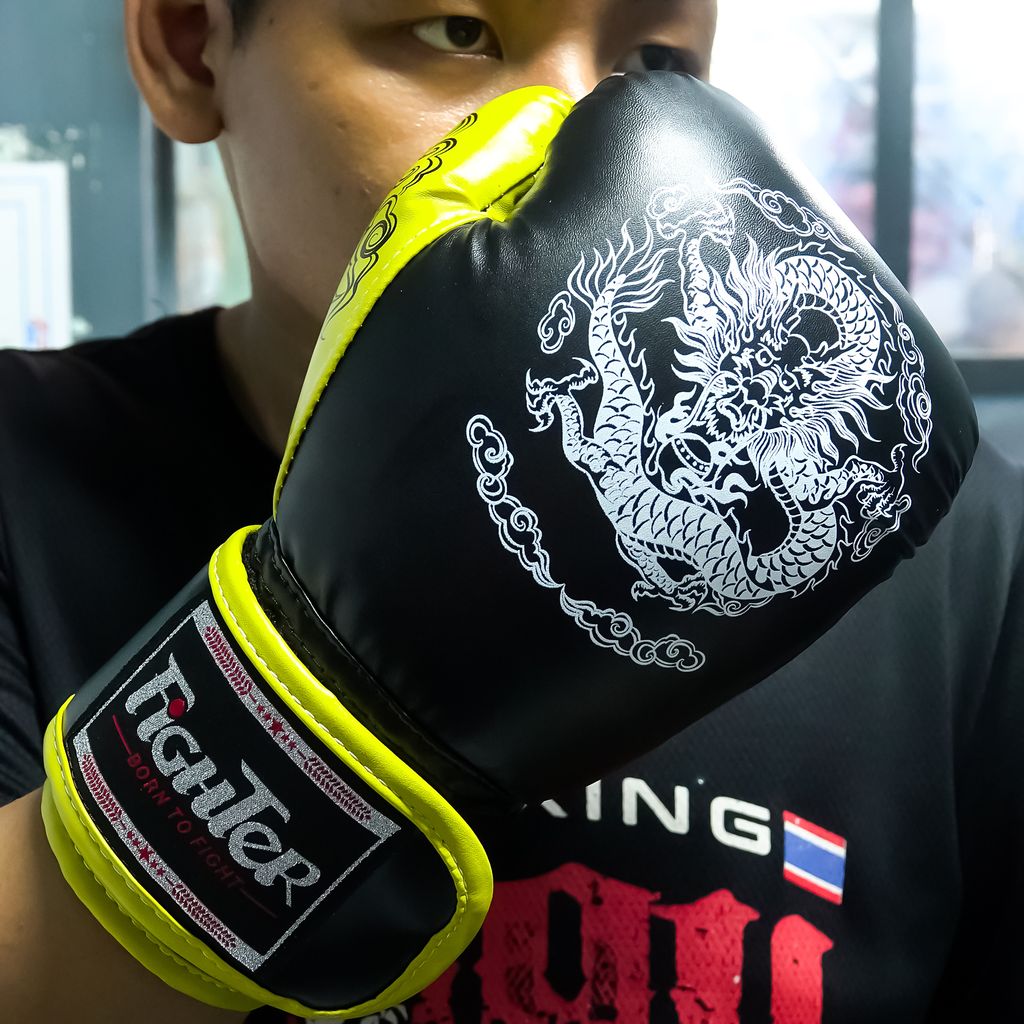 Găng Boxing Fighter Dragon Cao Cấp - GBFD01