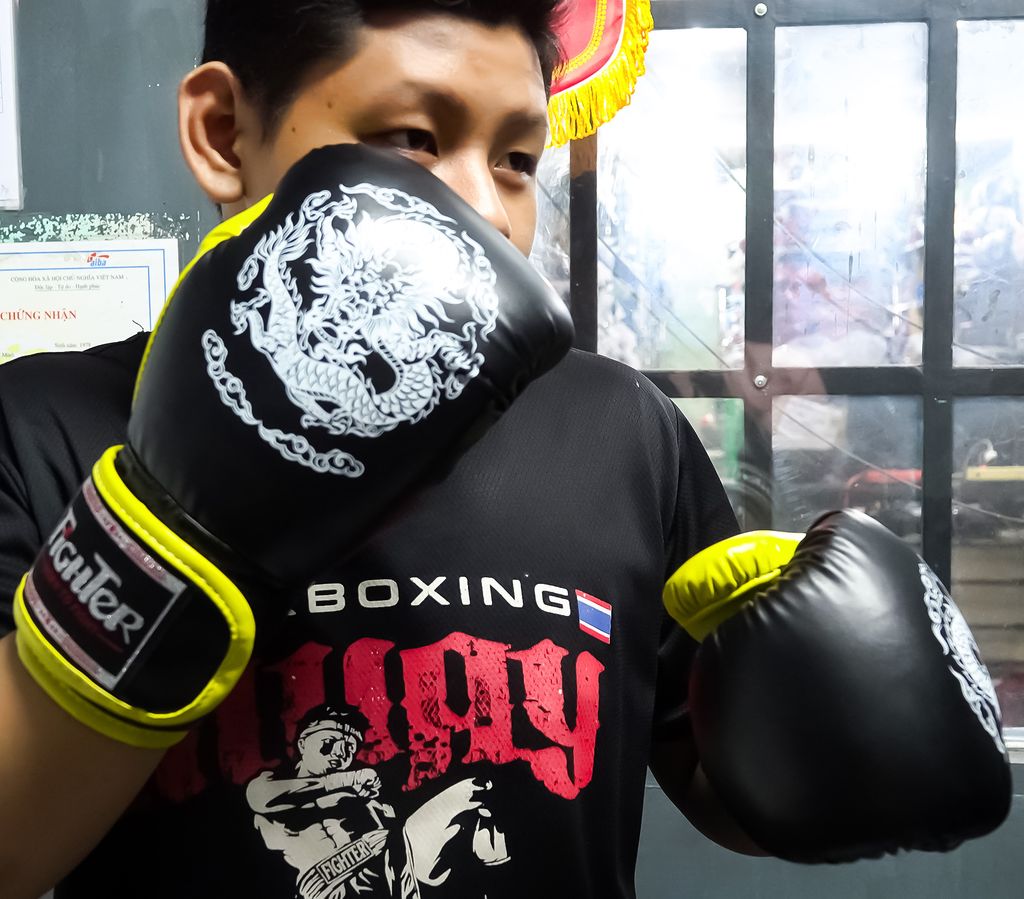 Găng Boxing Fighter Dragon Cao Cấp - GBFD01