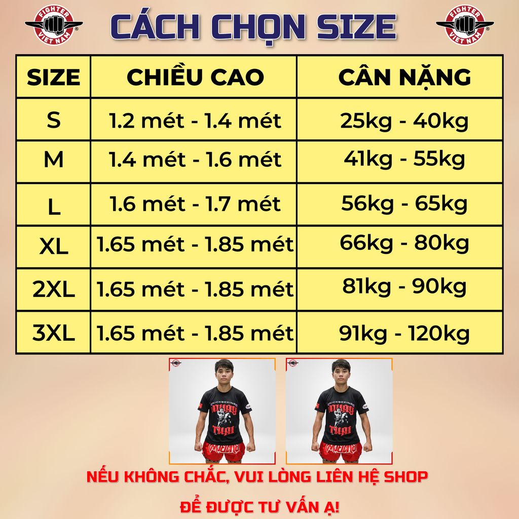 Bộ Quần Áo Võ Thuật – Muay Thái, Boxing, MMA