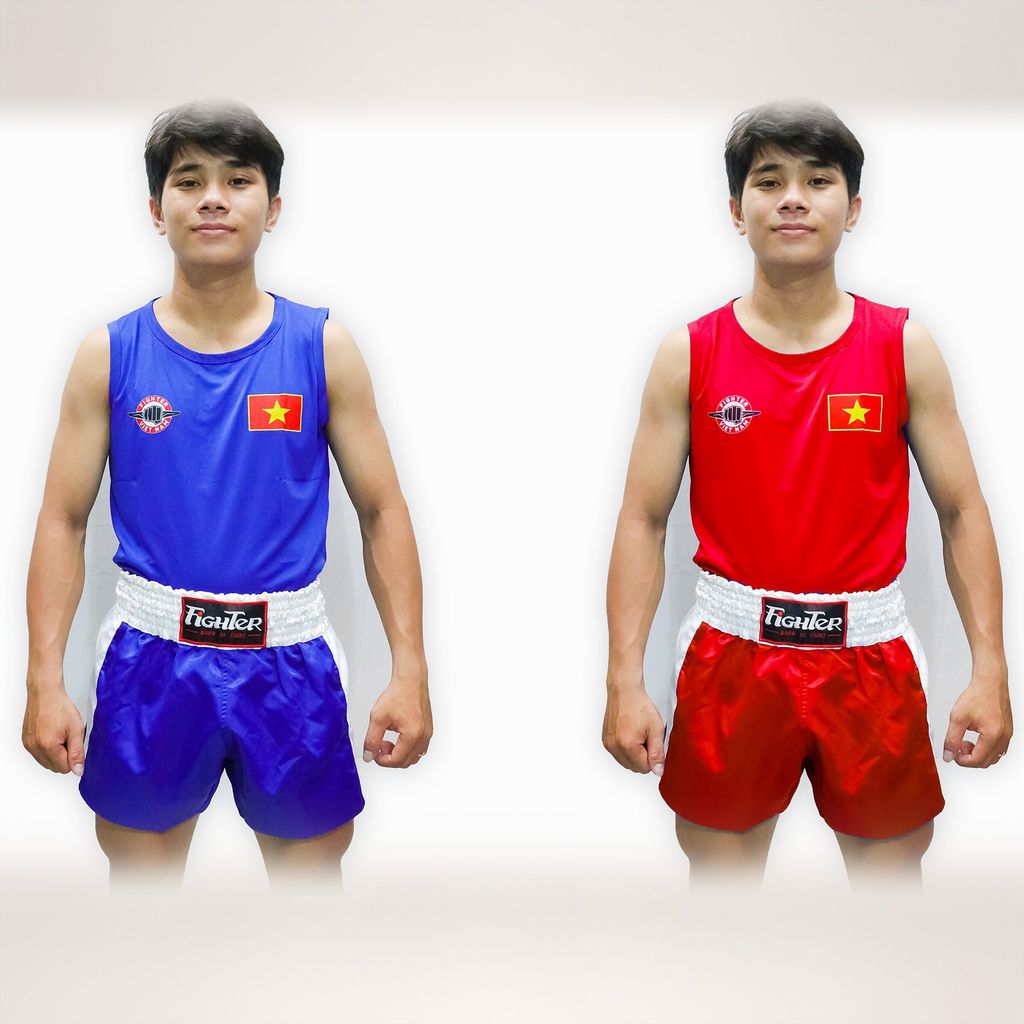 Quần Áo KickBoxing Fighter Cao Cấp | Chuẩn Thi Đấu Quốc Gia