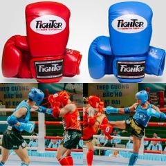 Găng Boxing Fighter Cao Cấp Thi Đấu - Boxing, KickBoxing, Võ Cổ Truyền, Muay Thái