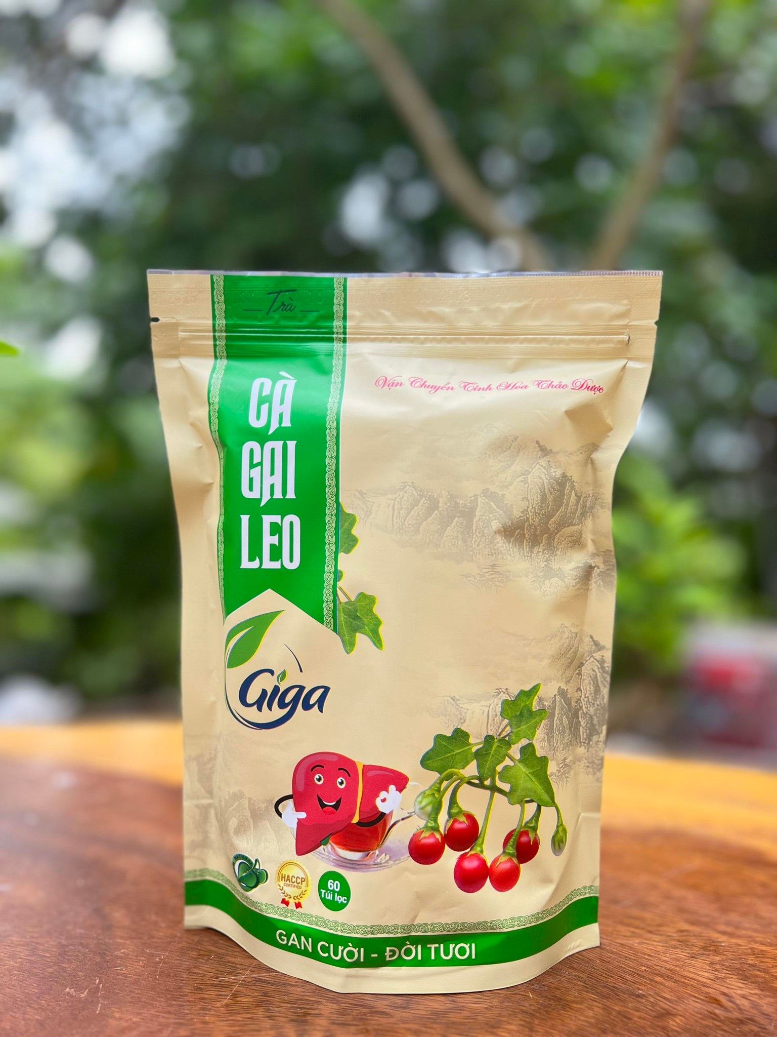 Mua 2Kg Trà Cà Gai Leo Rau Má GiGa + Tặng 1 Hộp Trà Bổ Phế Trà Thảo Dược Herbal Tea