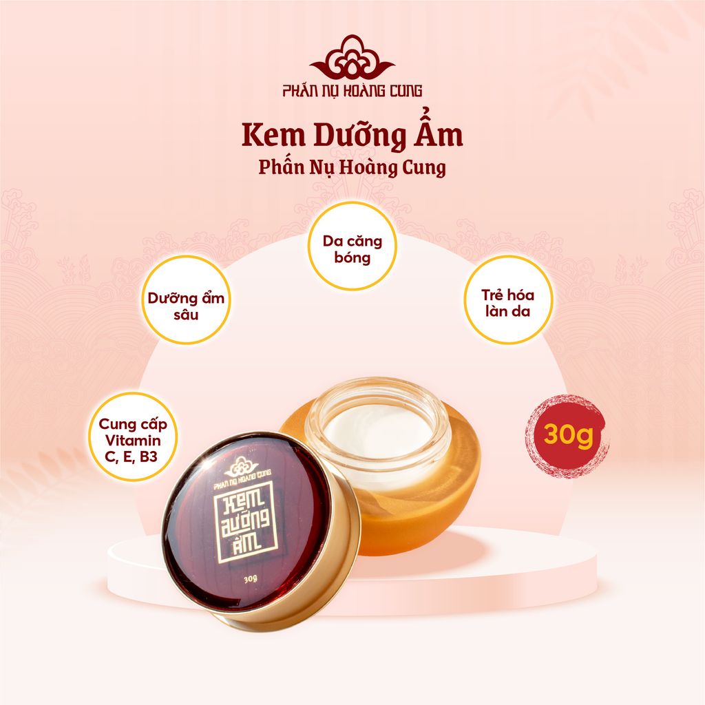 Kem Dưỡng Ẩm Phấn Nụ Hoàng Cung Trọng Lượng 30g