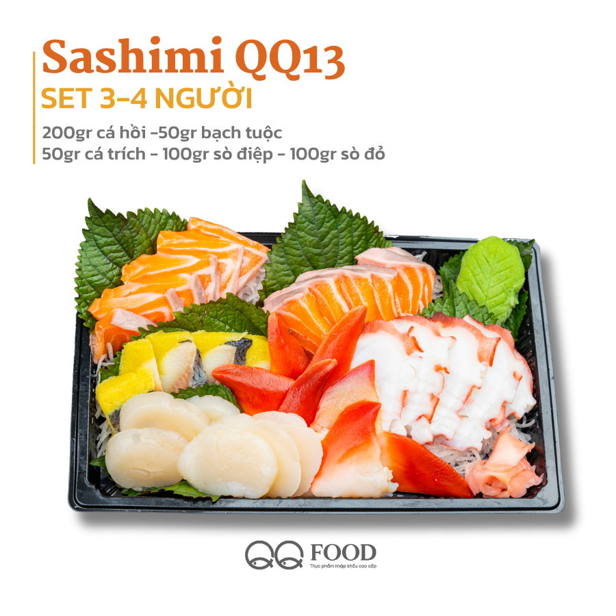 QQ13 Set sashimi 3-4 người