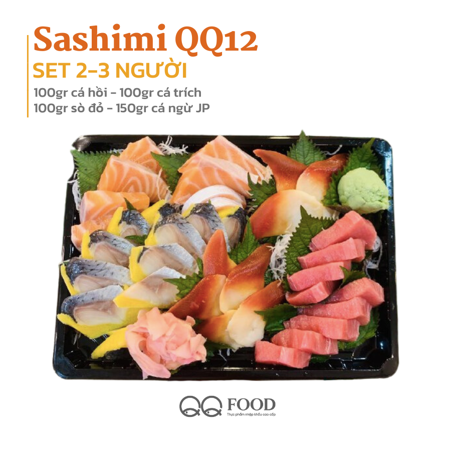 QQ12 Set sashimi 2-3 người