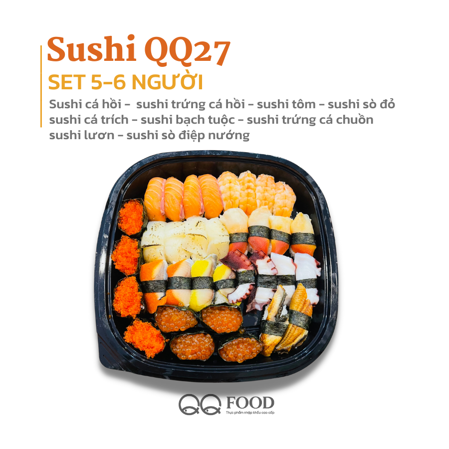 QQ27 Set sushi 5-6 người