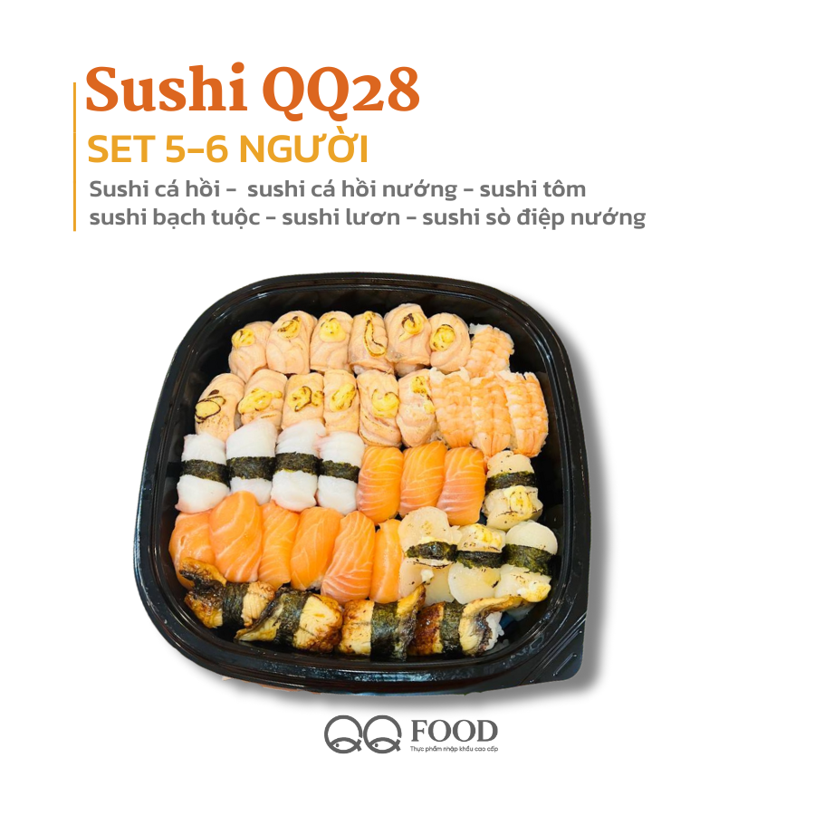 QQ28 Set sushi 5-6 người
