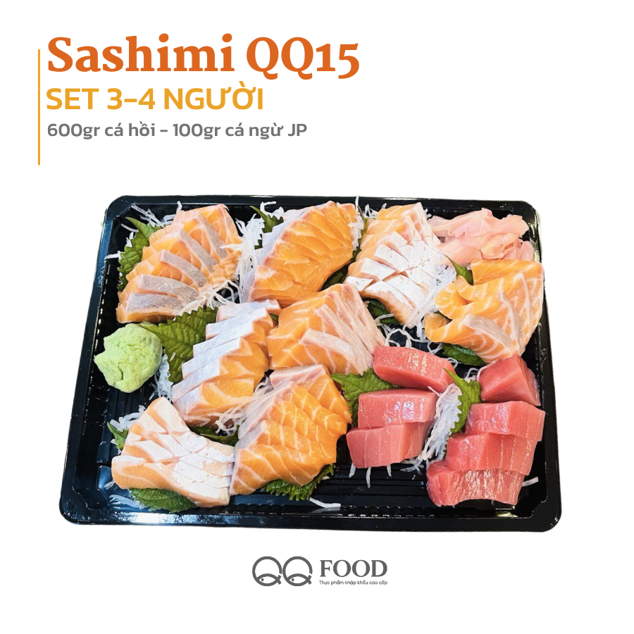 QQ15 Set sashimi 3-4 người