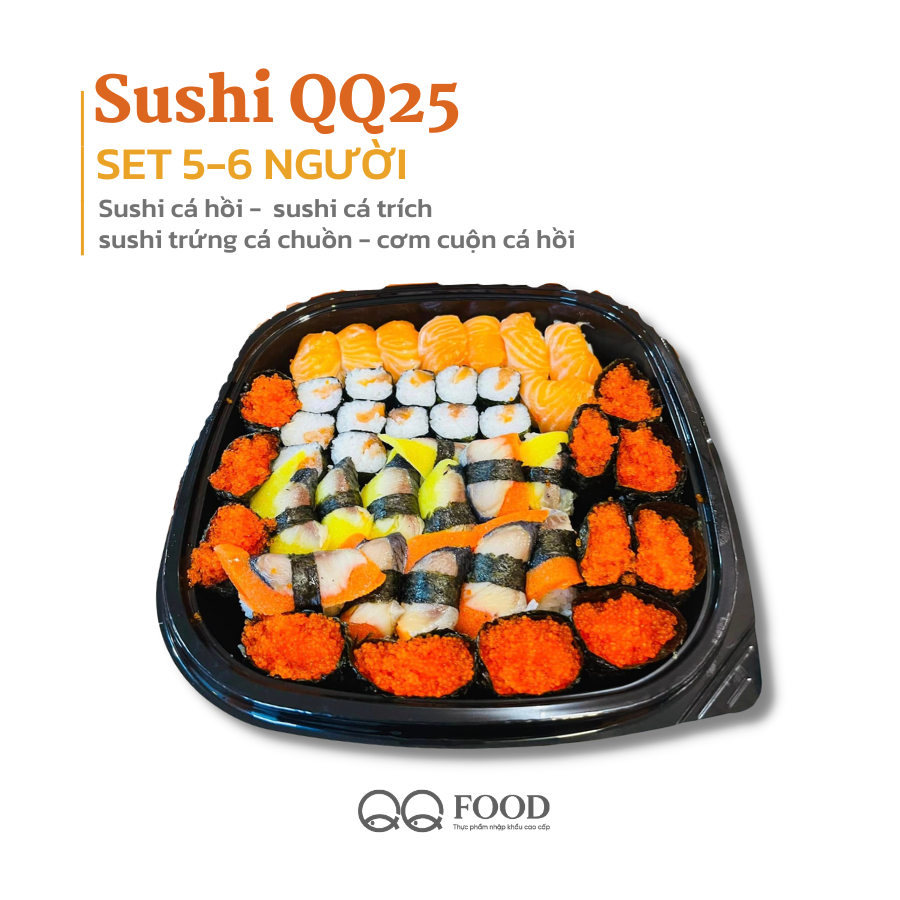 QQ25 Set sushi 5-6 người