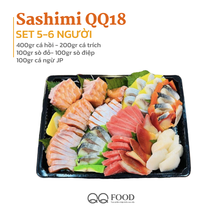 QQ18 Set Sashimi 5-6 người