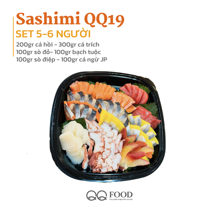 QQ19 Set sashimi 5-6 người