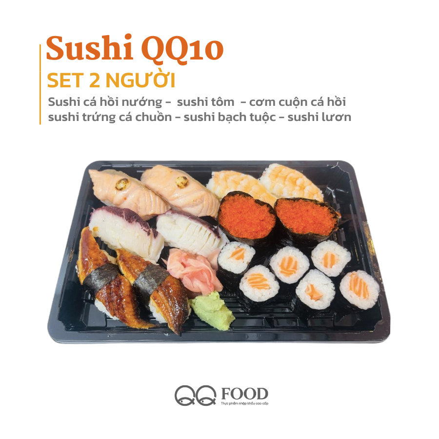 QQ10 Set sushi 2 người
