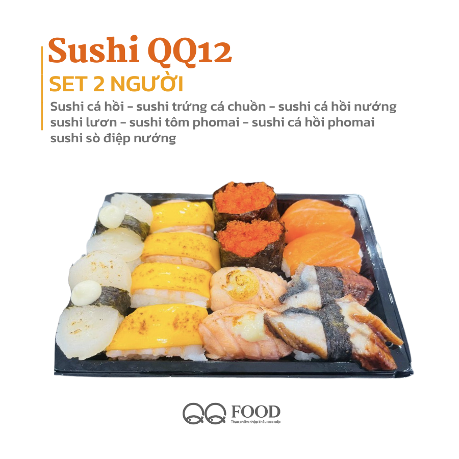 QQ12 Set sushi 2 người