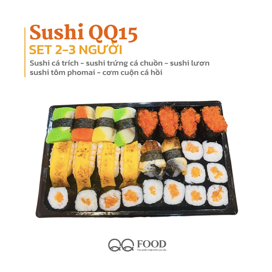 QQ15 Set sushi 2-3 người