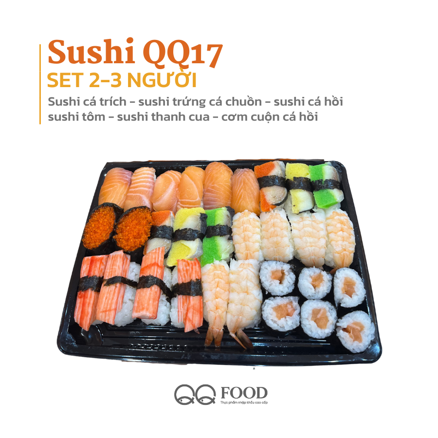 QQ17 Set sushi 2-3 người