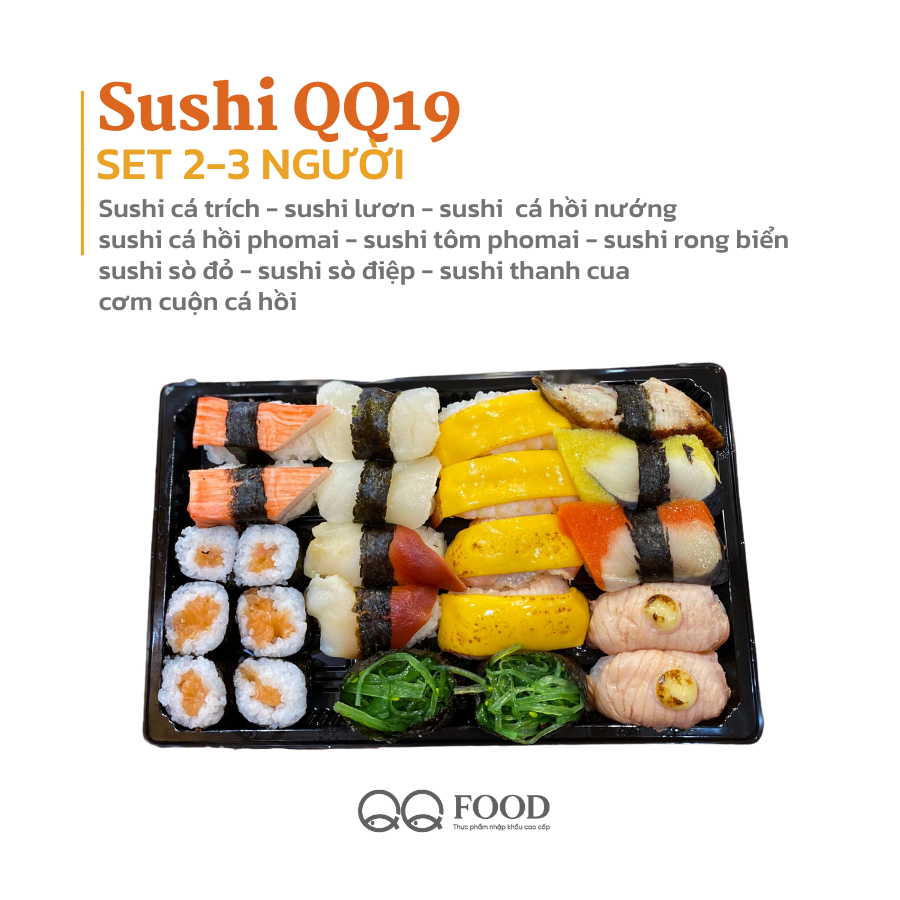 QQ19 Set sushi 2-3 người