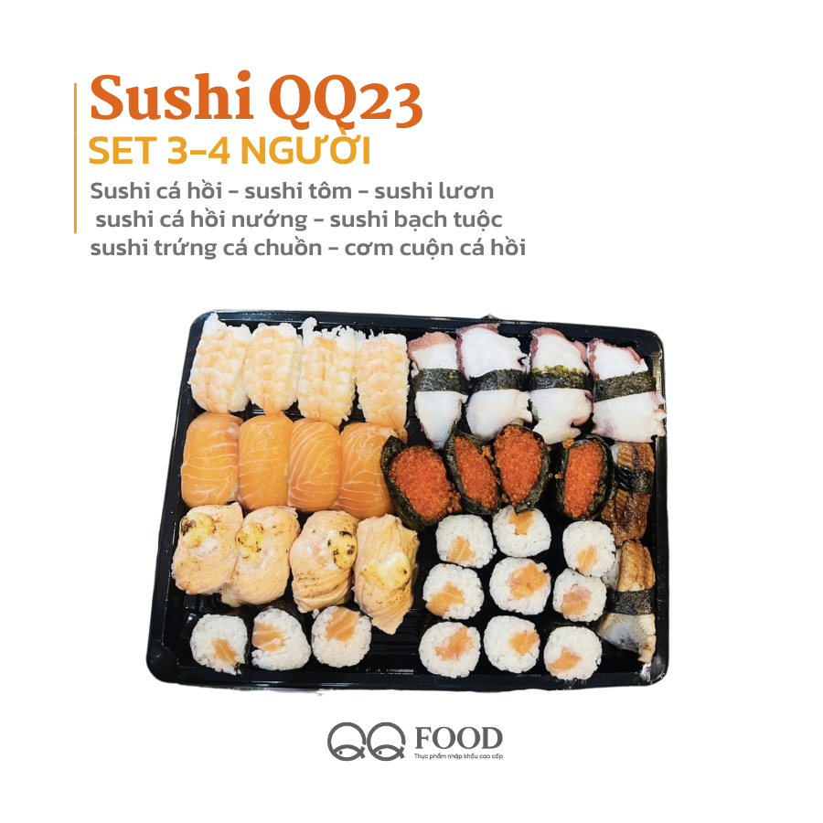 QQ23 Set sushi 3-4 người
