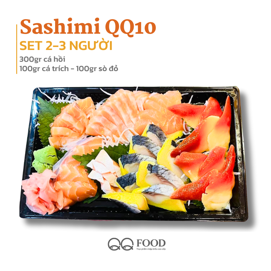 QQ10 Set sashimi 2-3 người