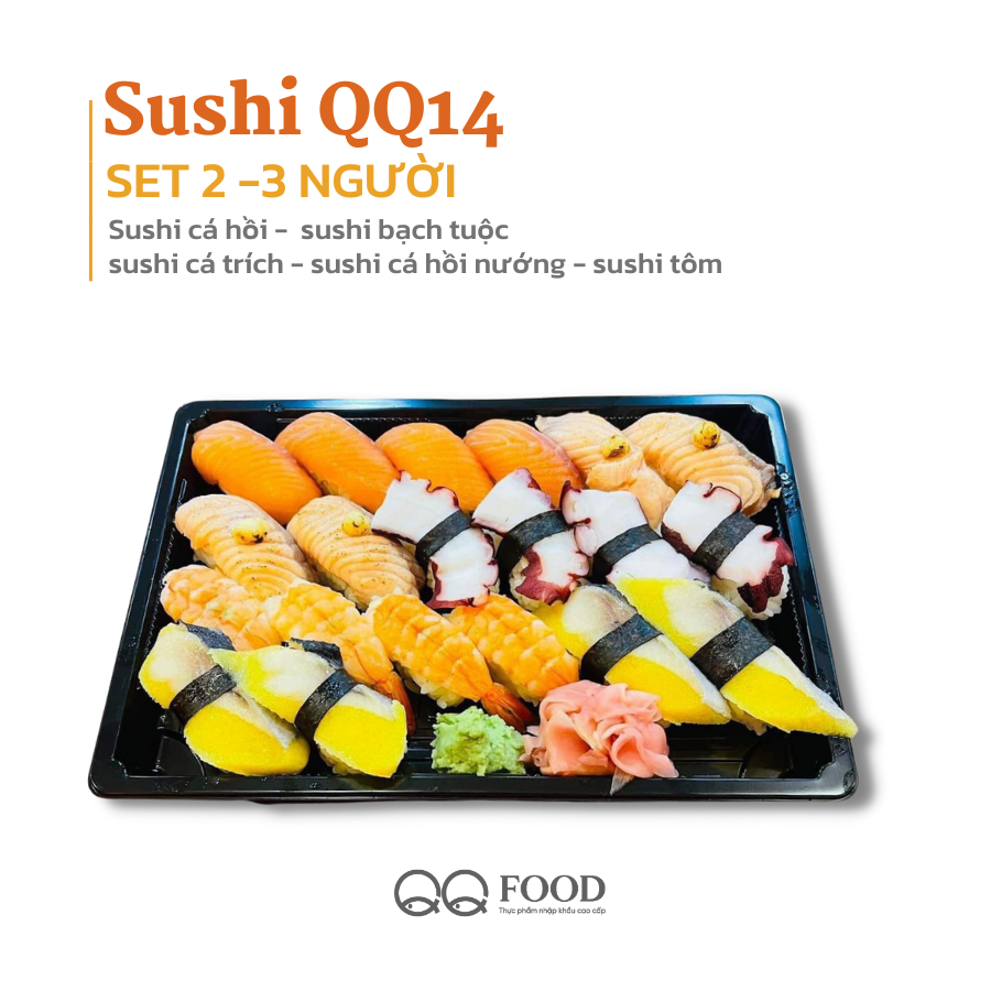 QQ14 Set sushi 2-3 người