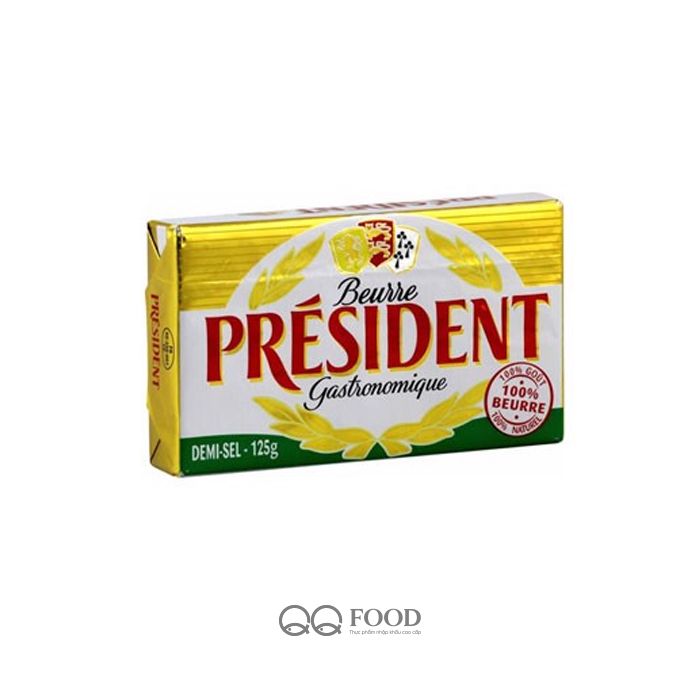 Bơ mặn President 125g
