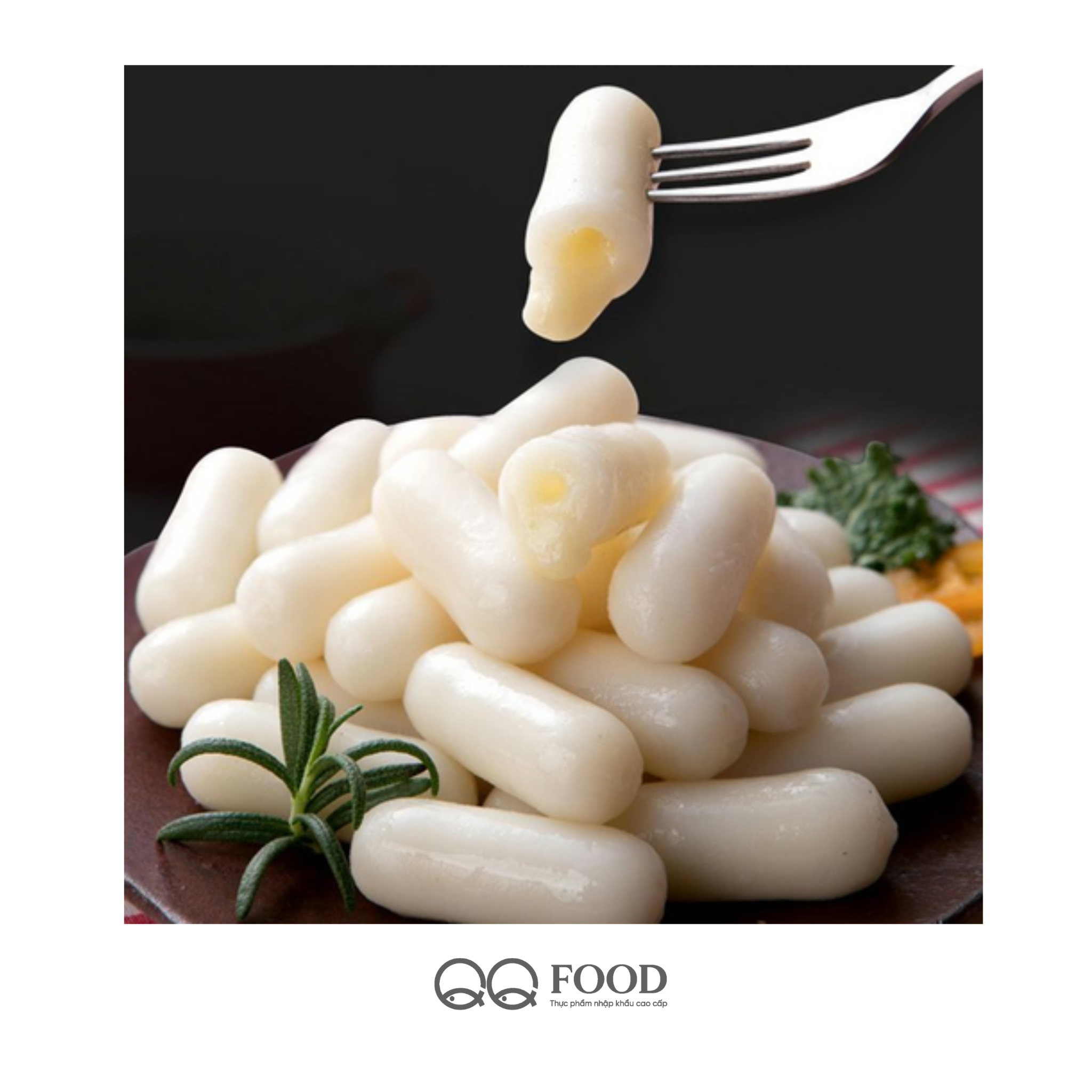 Bánh gạo viên nhân phô mai