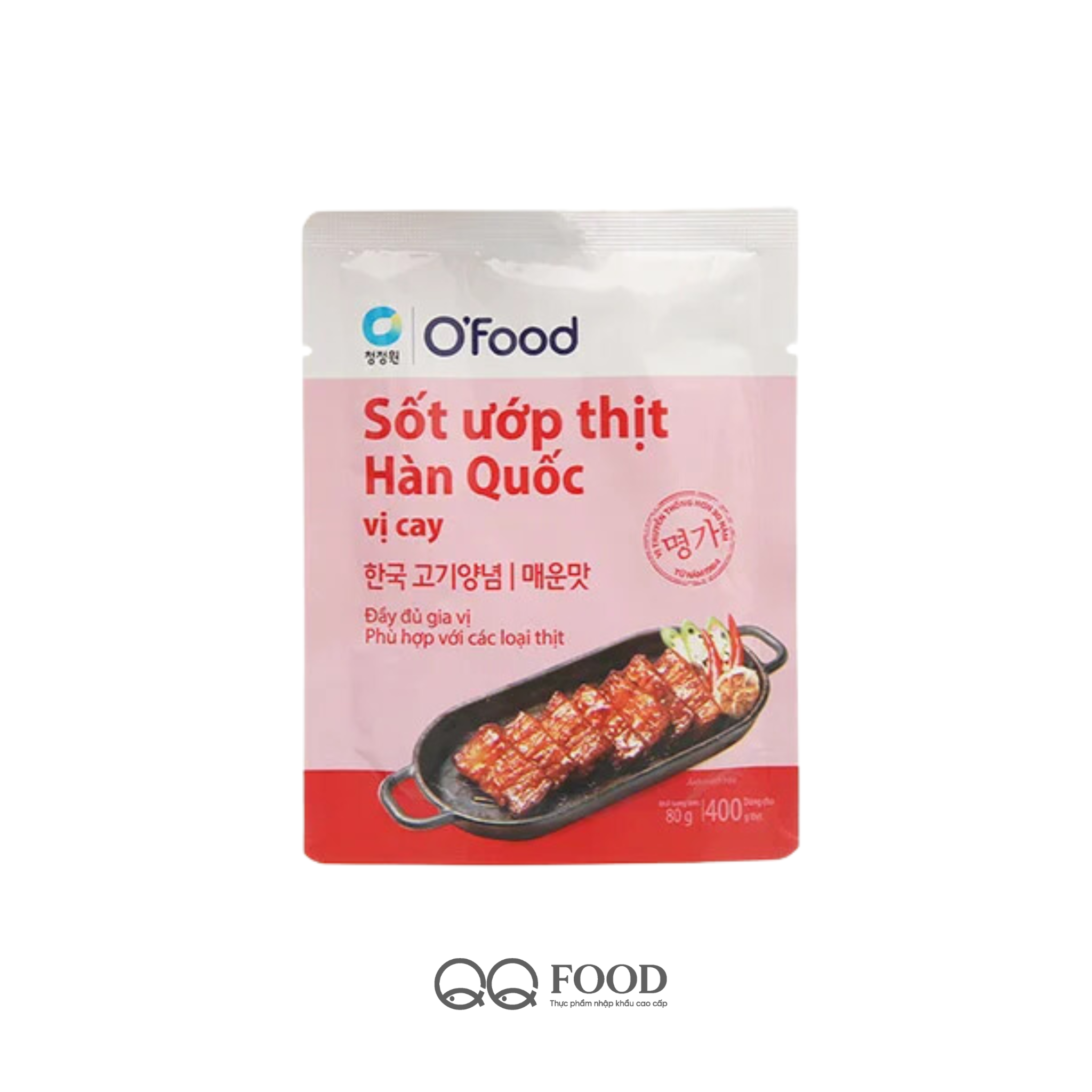 Sốt uớp thịt Hàn Quốc - vị cay 80g