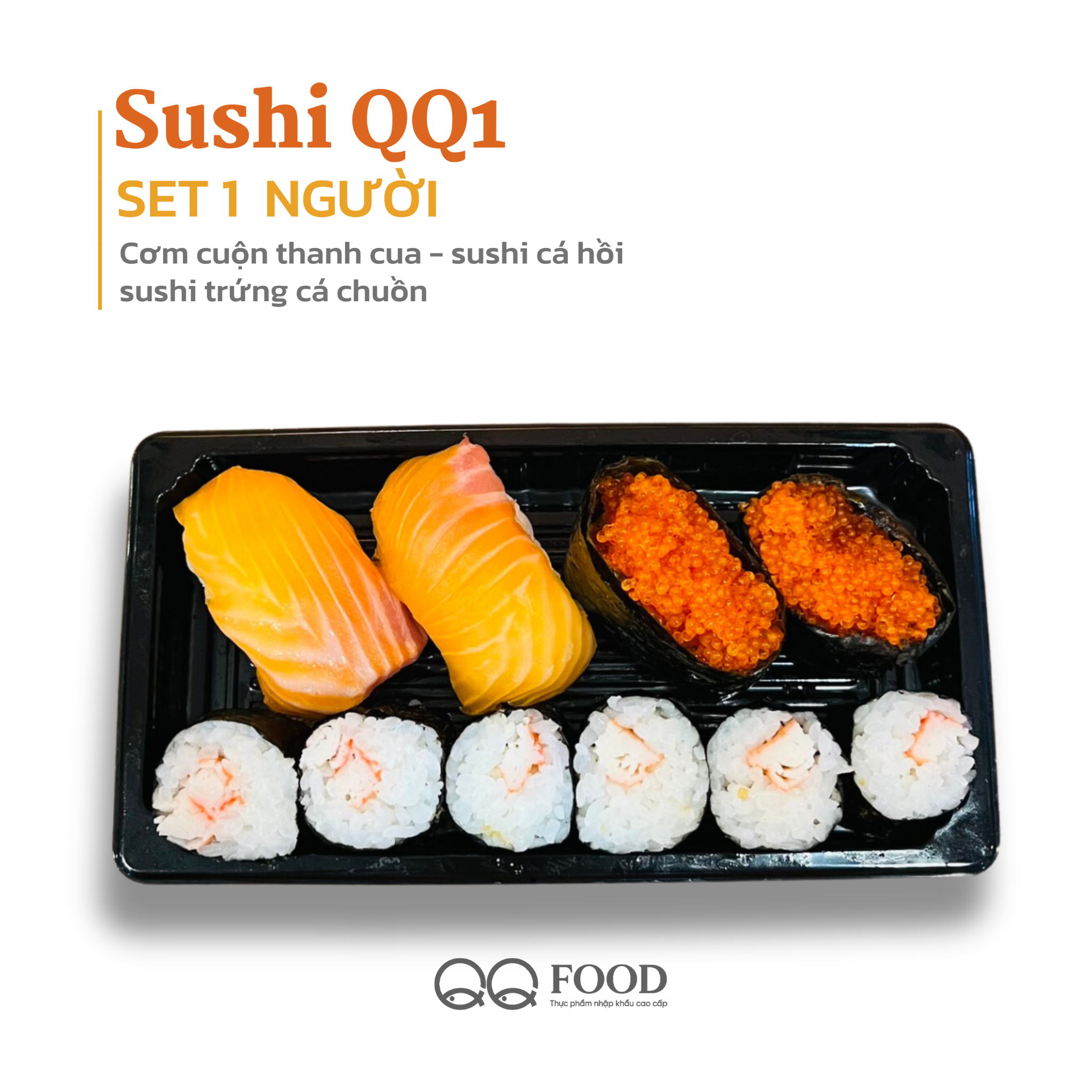 QQ1 Set sushi 1 người