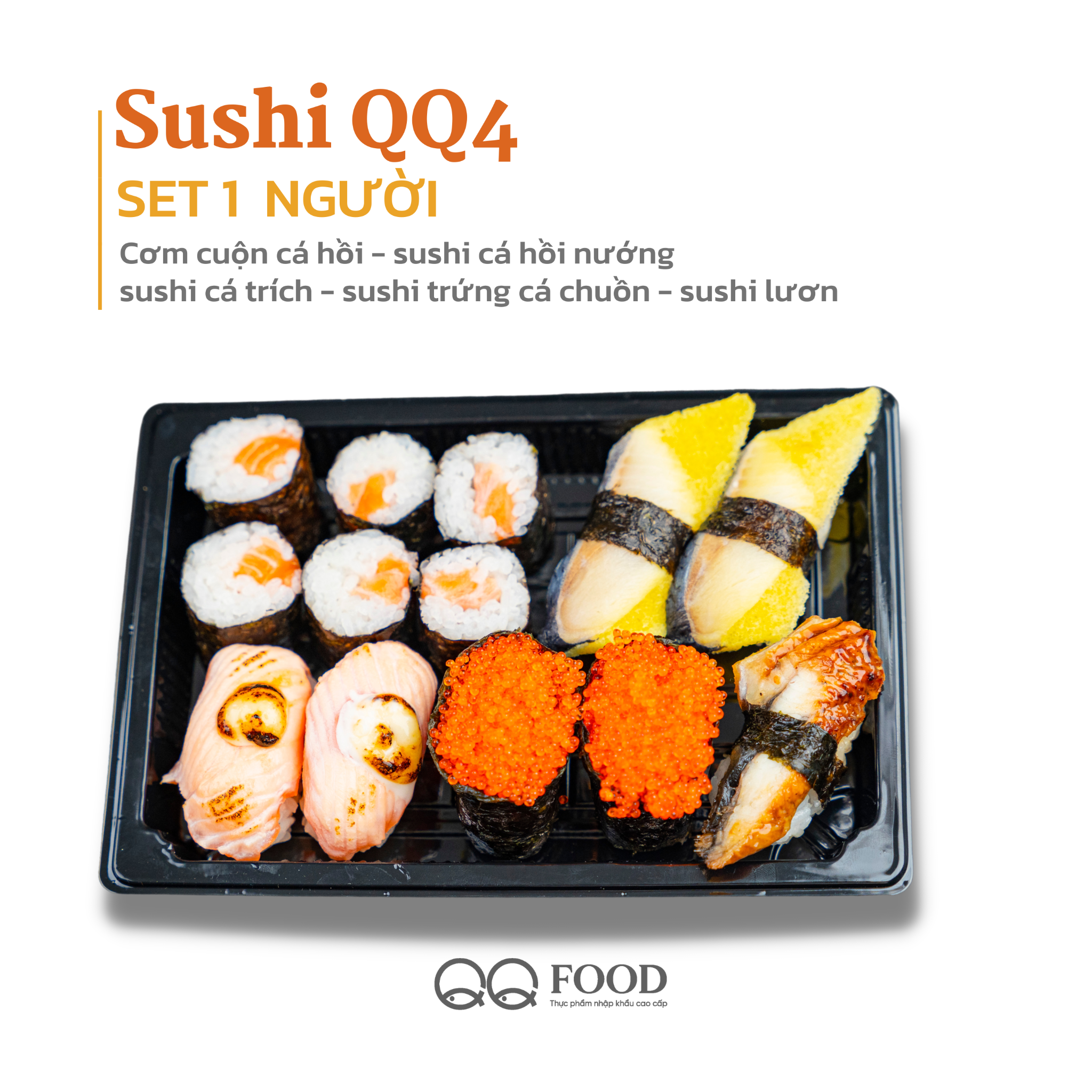 QQ4 Set sushi 1 người