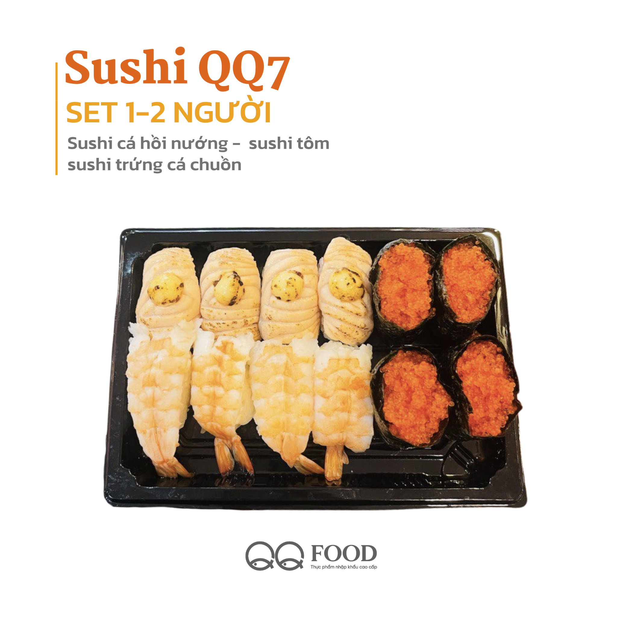 QQ7 Set sushi 1-2 người