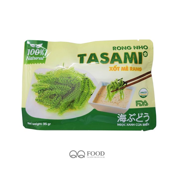 Rong nho Tasami xốt mè
