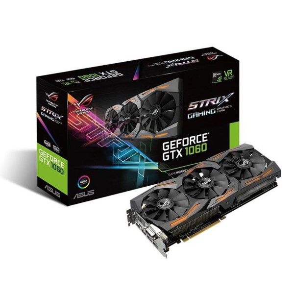  Card màn hình VGA Asus ROG GTX 1060 Strix Gaming 6G GDDR5 