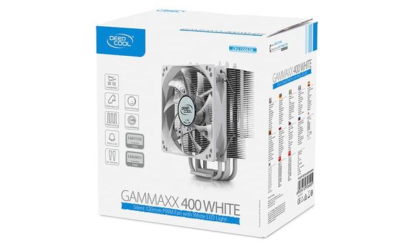  Thiết bị tản nhiệt khí Deepcool Gammaxx 400 White 