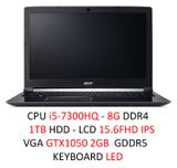  Laptop Gaming Acer Aspire 7 A715-71G-52WP 