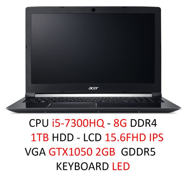  Laptop Gaming Acer Aspire 7 A715-71G-52WP 