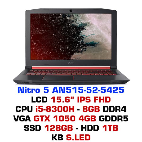  Laptop Gaming Acer Nitro 5 AN515-52-5425 