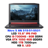  Laptop Gaming Acer Nitro 5 AN515-51-5531 (NH.Q2RSV.005) 