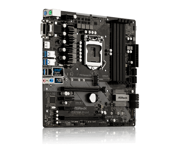  Bo mạch chủ ASROCK Z370M PRO4 LGA1151V2 Coffee Lake 