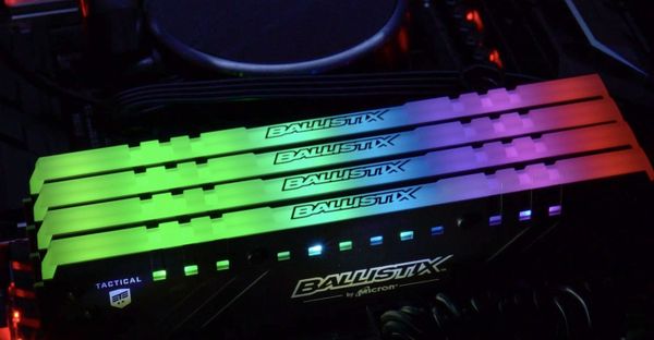  RAM Crucial Ballistix Tracer RGB 1X8Gb 2666 